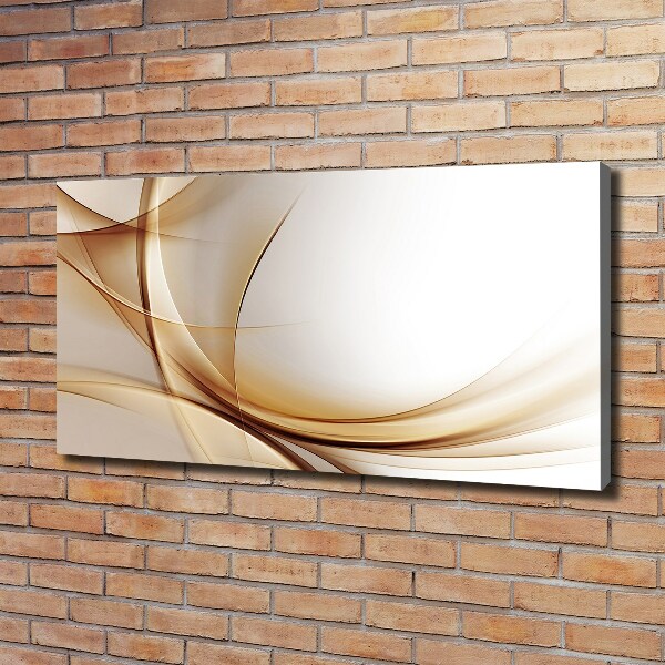 Canvas wall art Wave abstraction