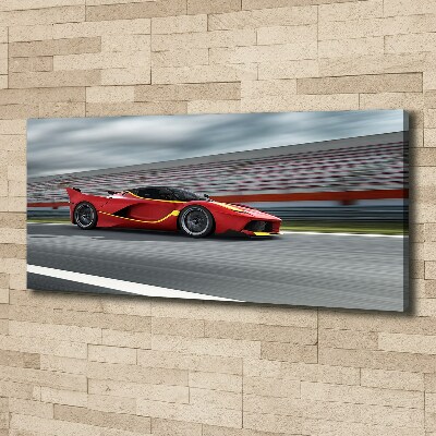 Canvas wall art Sports car