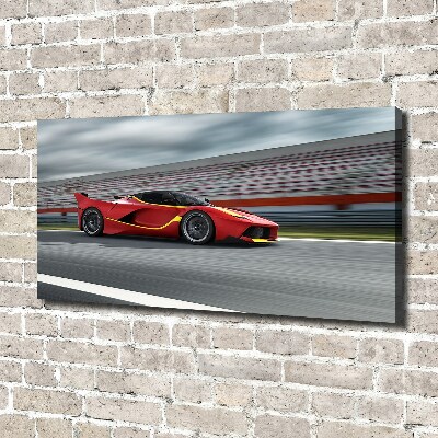 Canvas wall art Sports car