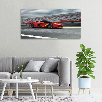 Canvas wall art Sports car