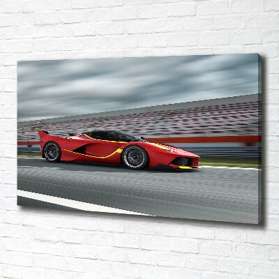 Canvas wall art Sports car