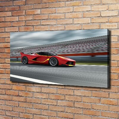 Canvas wall art Sports car