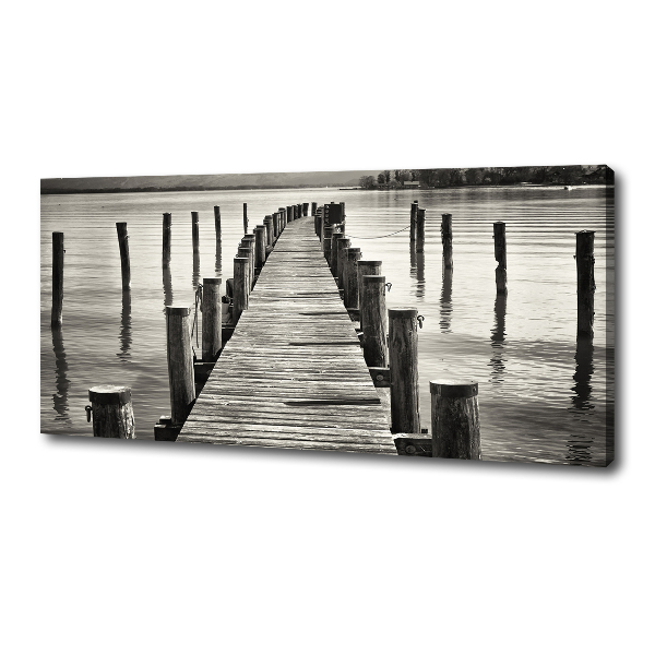 Canvas wall art Wooden pier