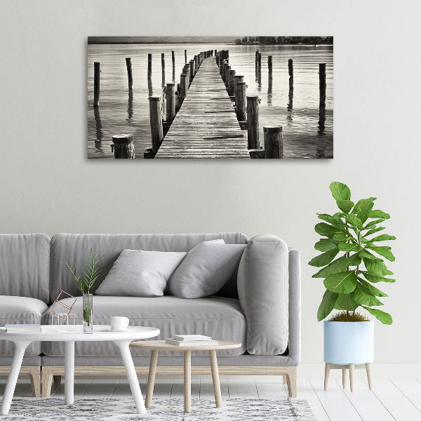 Canvas wall art Wooden pier