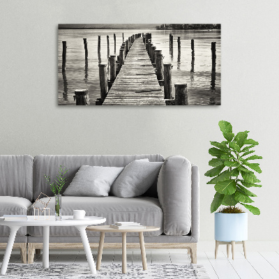 Canvas wall art Wooden pier