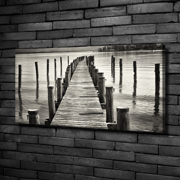 Canvas wall art Wooden pier