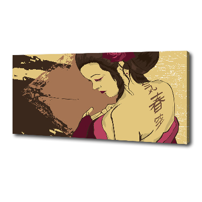 Canvas wall art Geisha