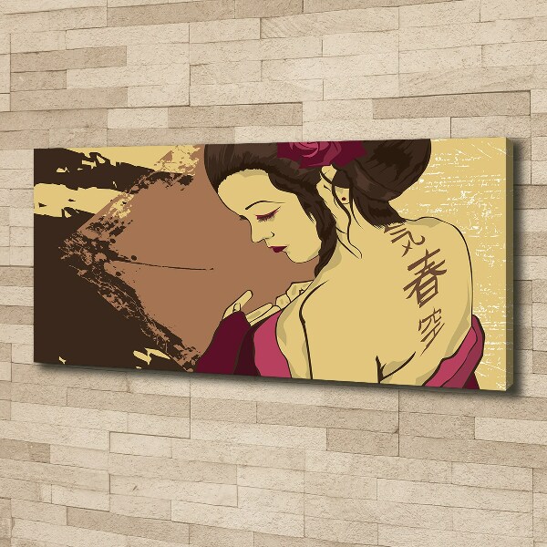 Canvas wall art Geisha