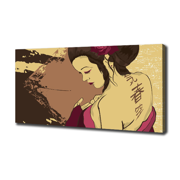 Canvas wall art Geisha