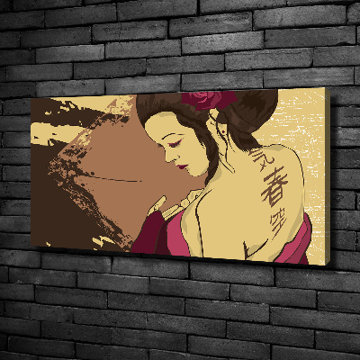 Canvas wall art Geisha