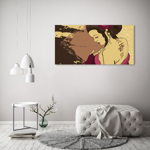 Canvas wall art Geisha