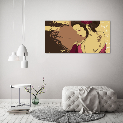 Canvas wall art Geisha