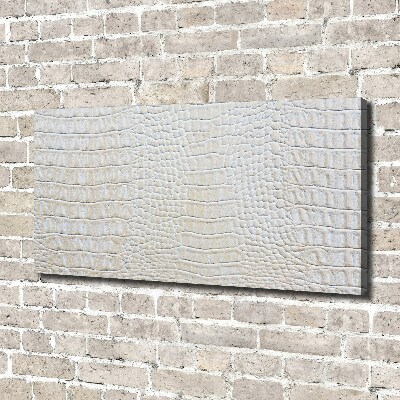 Canvas wall art Crocodile skin