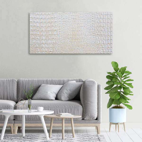 Canvas wall art Crocodile skin