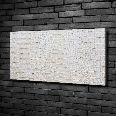 Canvas wall art Crocodile skin