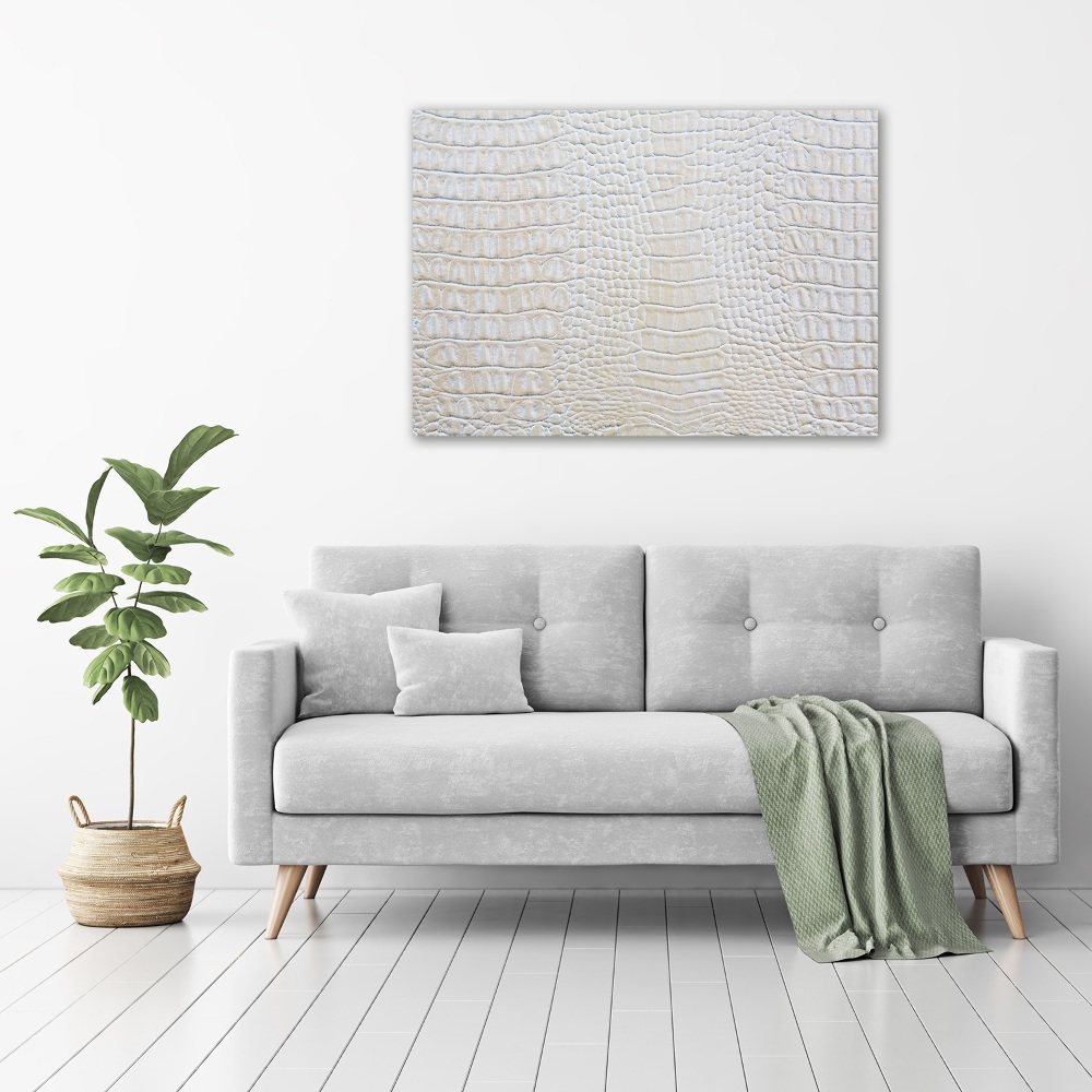 Canvas wall art Crocodile skin