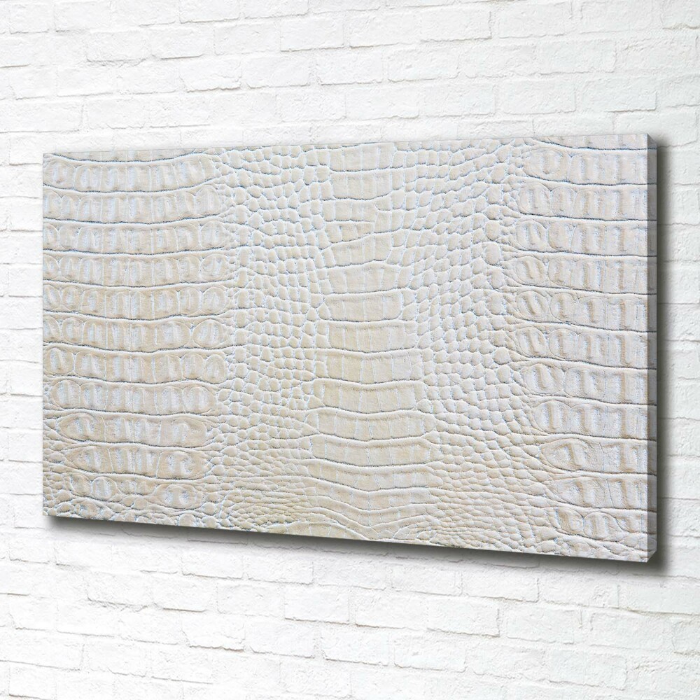 Canvas wall art Crocodile skin