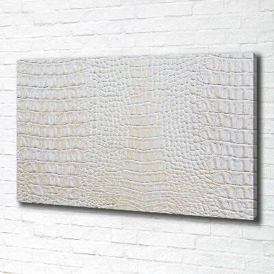 Canvas wall art Crocodile skin