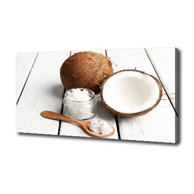 Canvas wall art Coconut oil