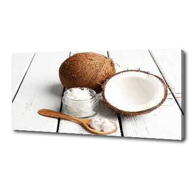 Canvas wall art Coconut oil