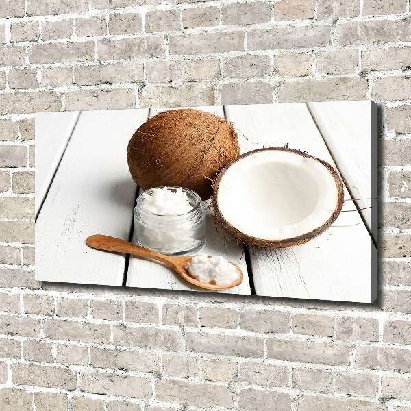 Canvas wall art Coconut oil