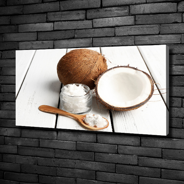 Canvas wall art Coconut oil