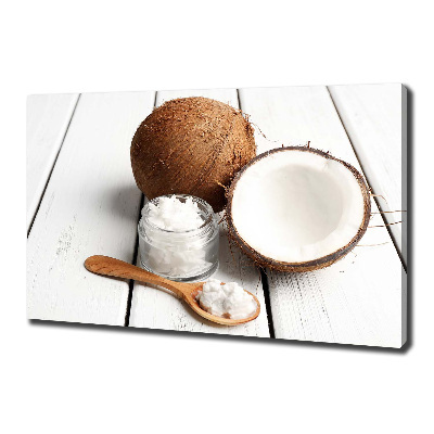 Canvas wall art Coconut oil