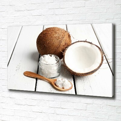 Canvas wall art Coconut oil