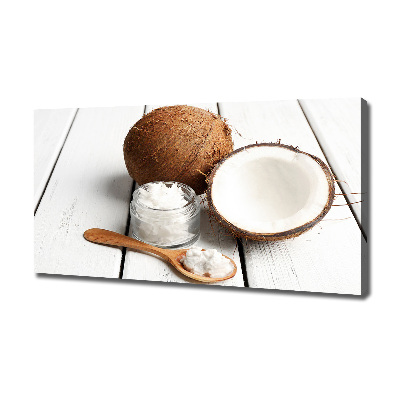 Canvas wall art Coconut oil