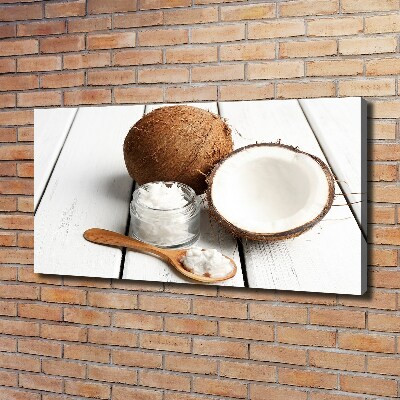 Canvas wall art Coconut oil