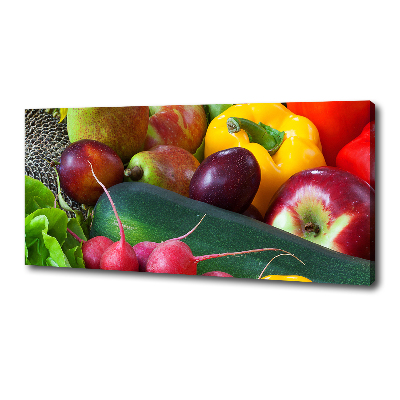 Canvas wall art Fruits and vegetables