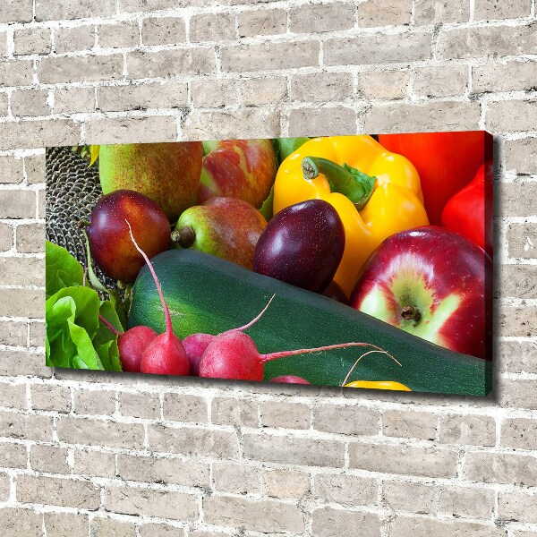 Canvas wall art Fruits and vegetables