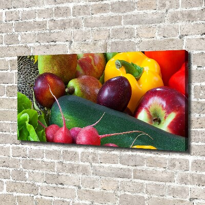 Canvas wall art Fruits and vegetables