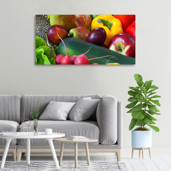 Canvas wall art Fruits and vegetables