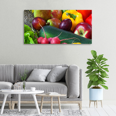 Canvas wall art Fruits and vegetables