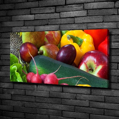 Canvas wall art Fruits and vegetables