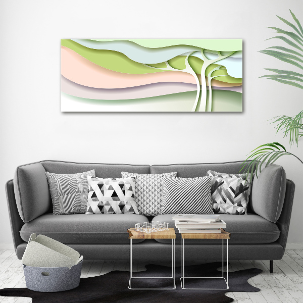 Canvas wall art Abstraction tree