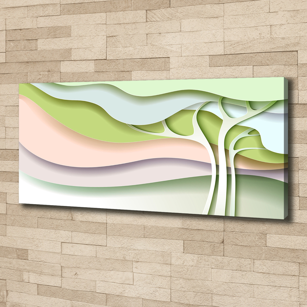 Canvas wall art Abstraction tree