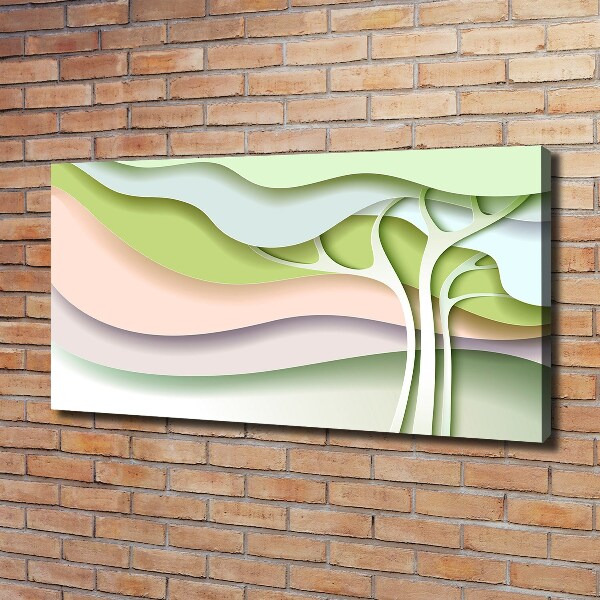 Canvas wall art Abstraction tree