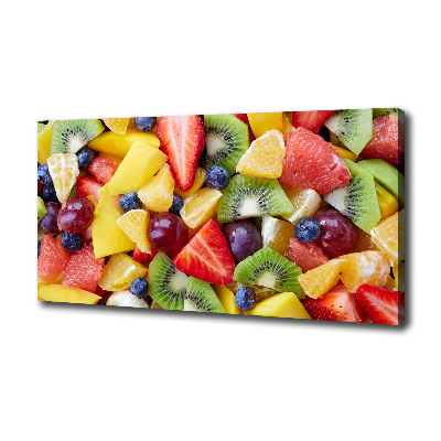 Canvas wall art Chopped fruit