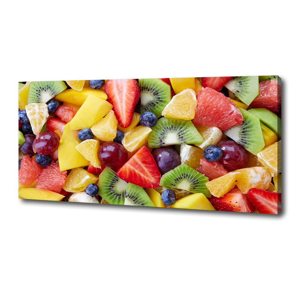 Canvas wall art Chopped fruit