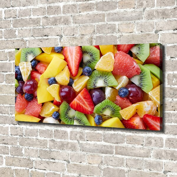 Canvas wall art Chopped fruit