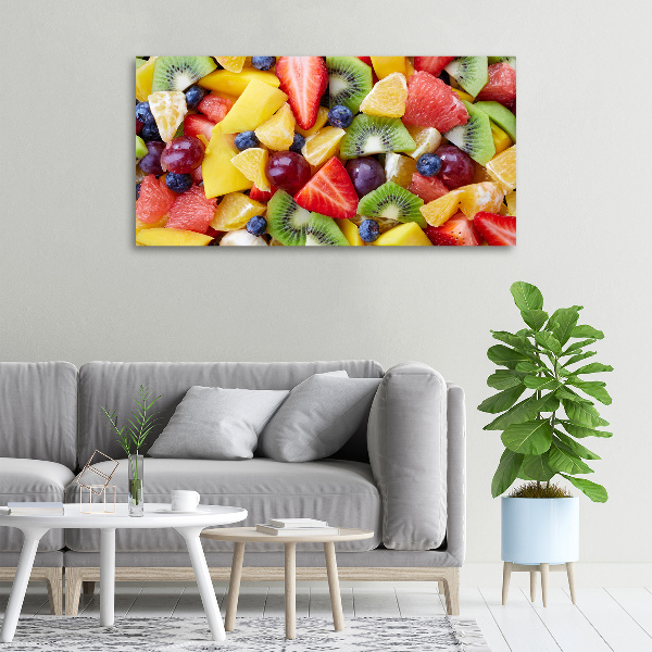 Canvas wall art Chopped fruit