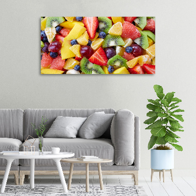 Canvas wall art Chopped fruit