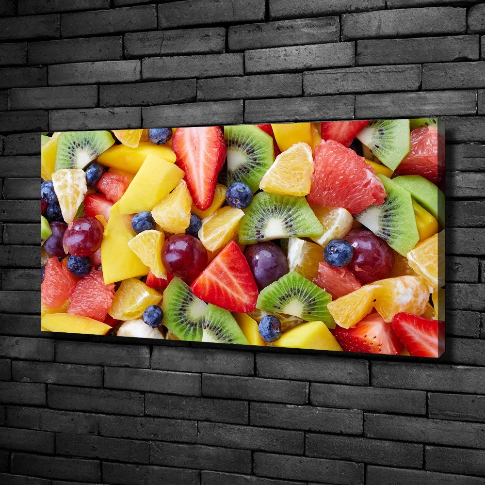 Canvas wall art Chopped fruit