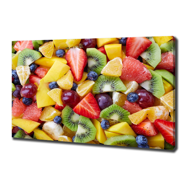 Canvas wall art Chopped fruit