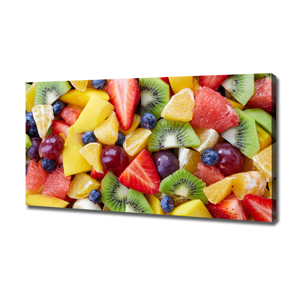 Canvas wall art Chopped fruit