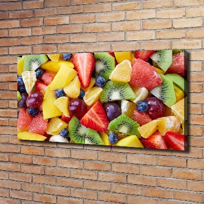 Canvas wall art Chopped fruit