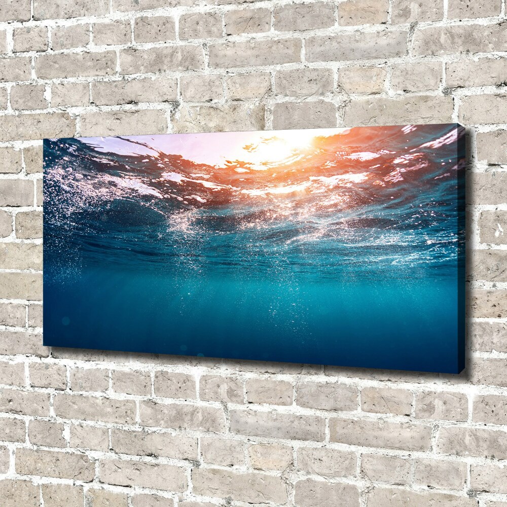 Canvas wall art Underwater world