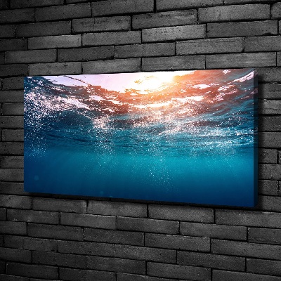 Canvas wall art Underwater world